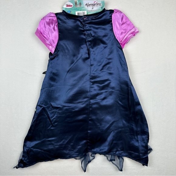 Girls Vampirina Costume Size 4-6X Bootiful Dress, Wings & Headband Glow In Dark - Picture 2 of 15